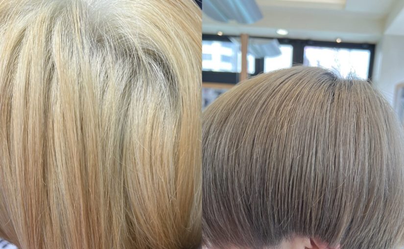 ムラになってしまった金髪から…💇‍♂️